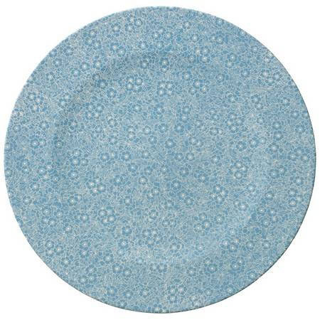 Floreana Blue 12" Round Buffet Plate