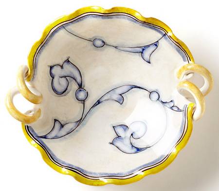 Susanna 10" Round Handled Bowl