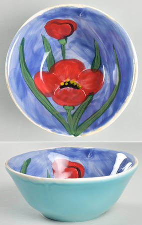 Sara's Bouquet Coupe Cereal Bowl