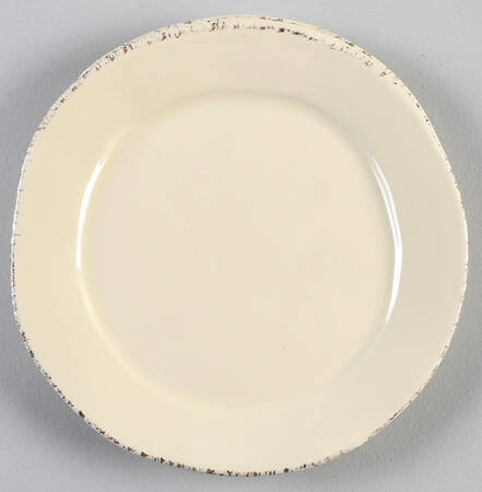 Lastra Cream (MEDIUM CREAM GLAZE) Canape Plate