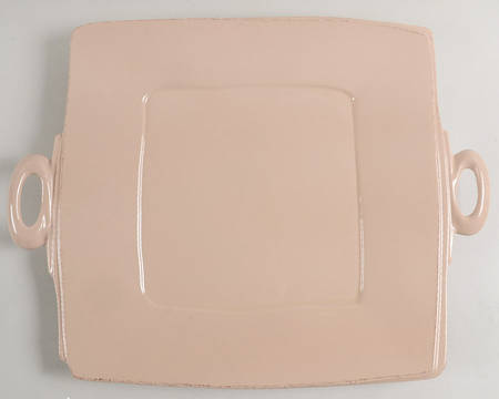 Lastra Cappuccino (Tan Glaze) 13" Square Handled Platter
