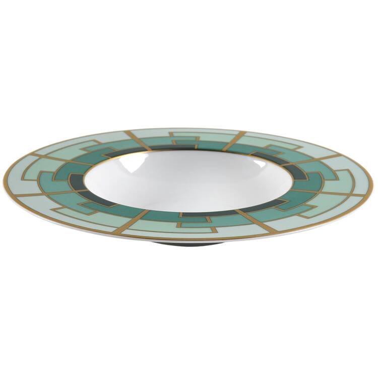 Emerald Large Rim Soup Bowl