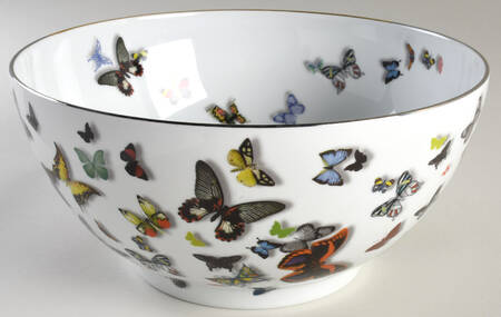 Butterfly Parade by Christian LaCroix 10" Round Vegetable Bowl