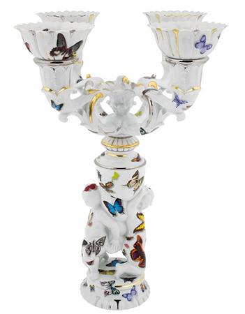 Butterfly Parade by Christian LaCroix 4 Light Candelabra