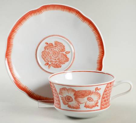 Coralina Flat Cup & Saucer Set