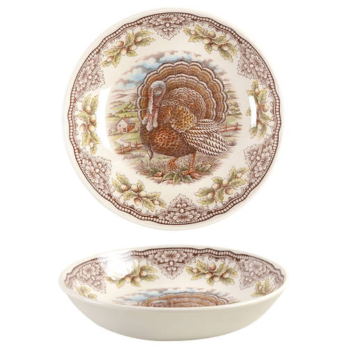 Homeland Turkey 8" Individual Pasta Bowl