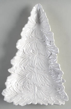 Lastra Holiday 14" Tree Shaped Platter