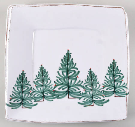 Lastra Holiday 15" Melamine Square Serving Platter