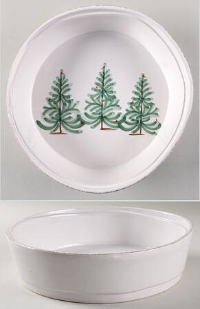 Lastra Holiday Pie Dish