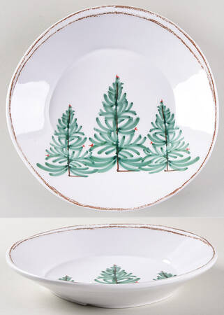 Lastra Holiday 8" Melamine Individual Pasta Bowl