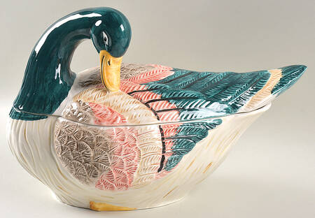 Wildlife Figural Tureen & Lid