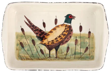 Wildlife 14" Rectangular Baker