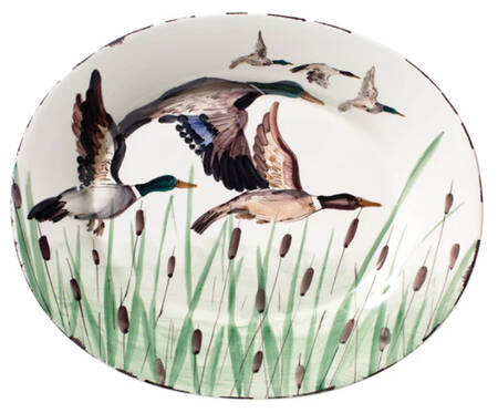 Wildlife 19" Oval Serving Platter