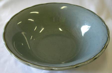 English Collection Gray 9" Round Vegetable Bowl
