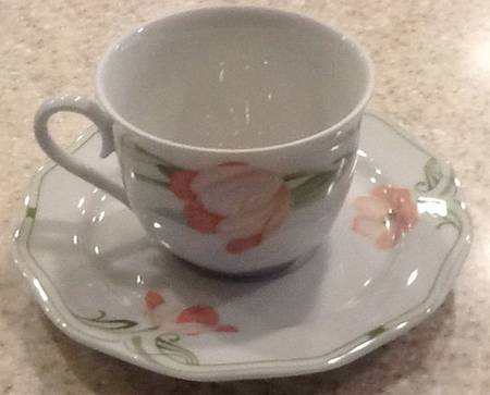 Tulipa Flat Cup & Saucer Set