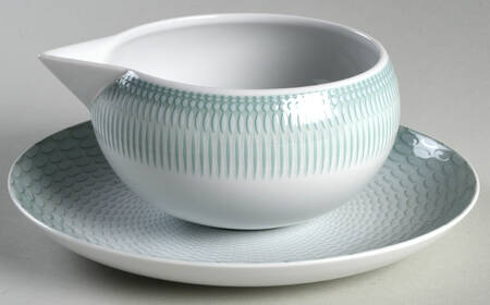 Venezia Open Sauce Boat & Underplate