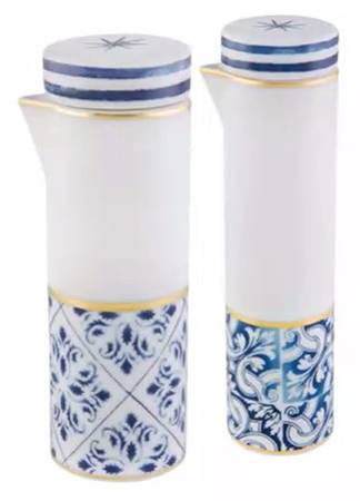 Transatlantica Vinegar and Oil Set with Stoppers