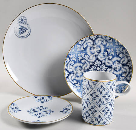 Transatlantica 4 Piece Place Setting by Vista Alegre