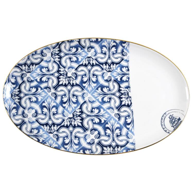Transatlantica 13" Oval Serving Platter