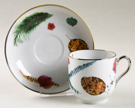 Flat Cup & Saucer Set