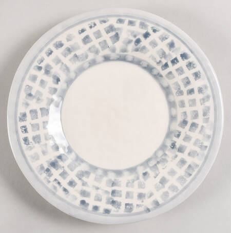 Mosaico Blu Salad Plate