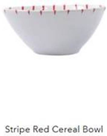 Net and Stripe Soup/Cereal Bowl