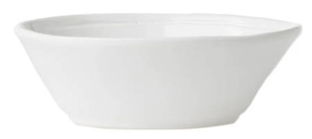 Fresh White 6" Oval Serving Bowl