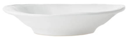 Fresh White 9" Individual Pasta Bowl