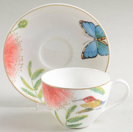 Amazonia Flat Cup & Saucer Set