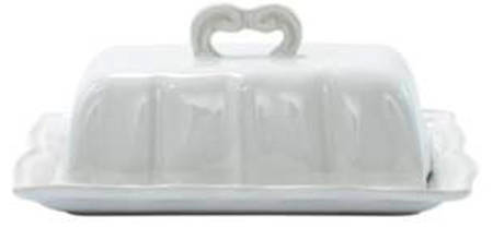 Incanto Stone White 1/4 Lb Covered Butter