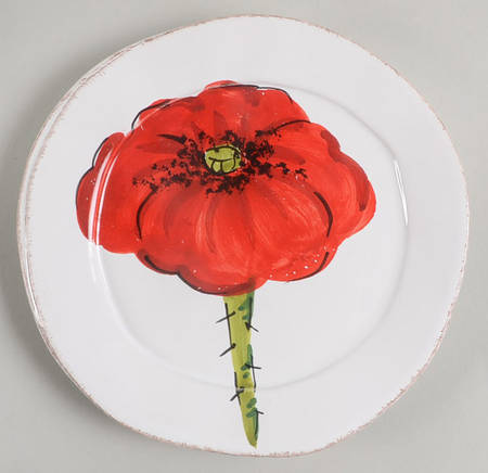 Lastra Poppy Canape Plate