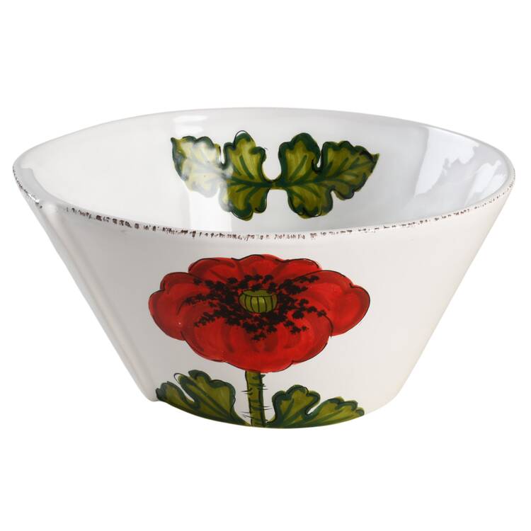 Lastra Poppy 10" Round Serving Bowl