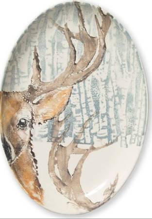 Into the Woods 17" Oval Serving Platter
