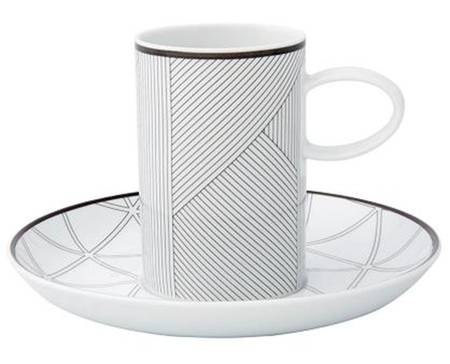 Orquestra Flat Demitasse Cup & Saucer Set