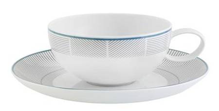 Orquestra Flat Cup & Saucer Set