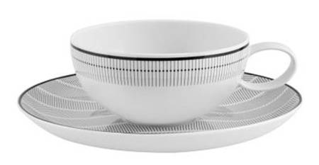 Orquestra Flat Cup & Saucer Set