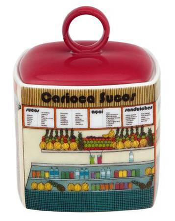 Alma Rio Janeiro Sugar Bowl & Lid