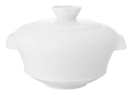 Crown White Tureen &  Lid