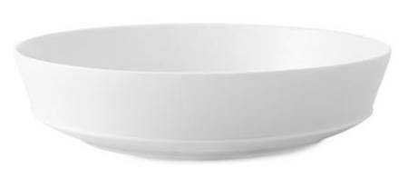 Crown White 10" Large Salad Serving Bowl
