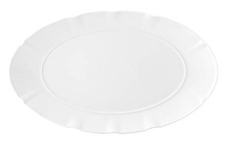 Crown White 13" Oval Serving Platter