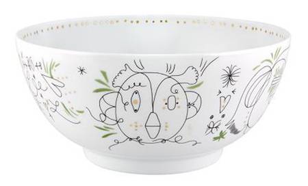 Folkifunki 11" Large Salad Serving Bowl