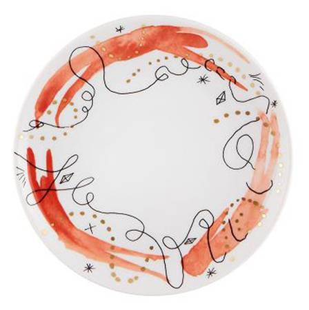 Folkifunki Bread & Butter Plate