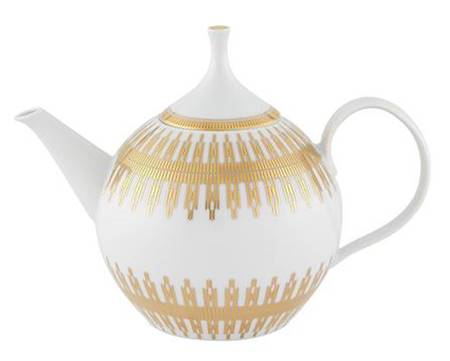 Gold Exotic Teapot & Lid