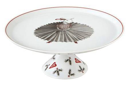 Noel 6" Diameter Pedestal Cake Stand