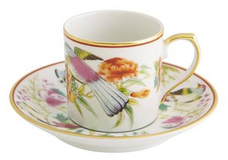 Paco Real Flat Demitasse Cup & Saucer Set