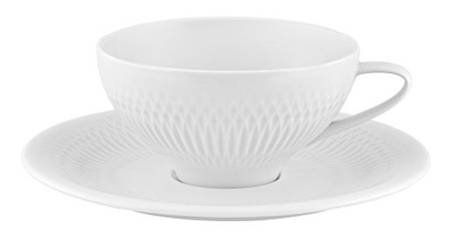 Utopia Flat Cup & Saucer Set