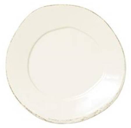 Lastra Linen (Light Cream-Off White Glaze) Salad Plate