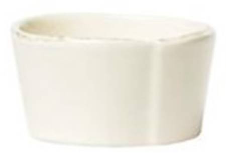 Lastra Linen (Light Cream-Off White Glaze) Condiment Bowl