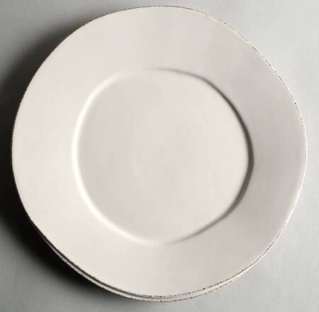 Lastra Linen (Light Cream-Off White Glaze) by Vietri (Italy)