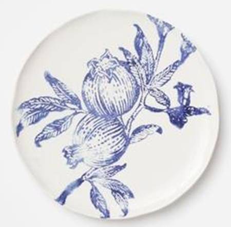 Melagrana Blu Salad Plate